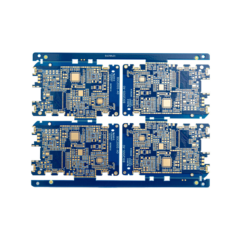 Çift Taraflı Mavi Altın Kaplama PCB